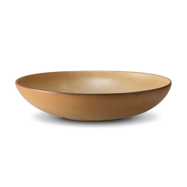 L'Objet Terra Leather Soup Plate | Kneen & Co