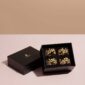 L'Objet Garland Napkin Jewels in Gold - Set of 4 | Kneen & Co