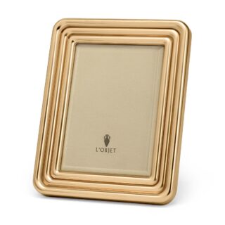 L’Objet Concorde Gold Frame 4x6 | Kneen & Co
