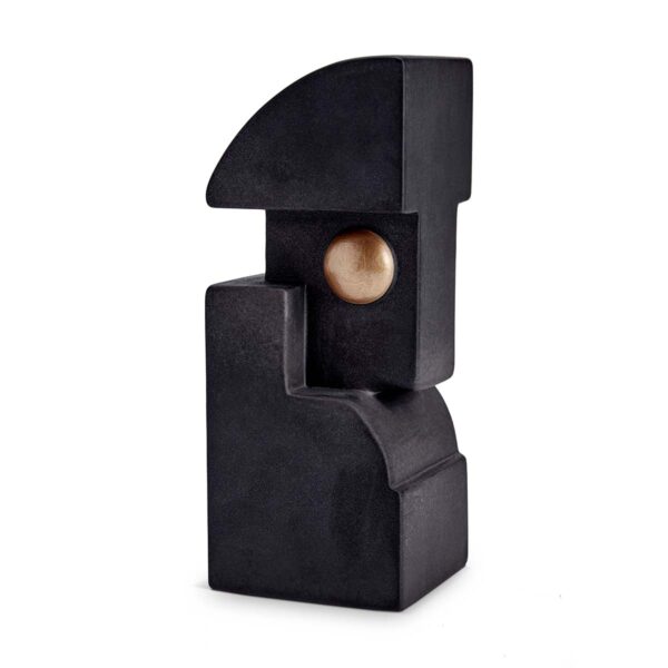 L'Objet Cubisme Black & Gold Bookend | Kneen & Co