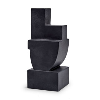 L’Objet Cubisme Black Bookend | Kneen & Co