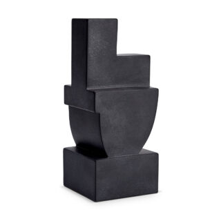 L’Objet Cubisme Black Bookend | Kneen & Co