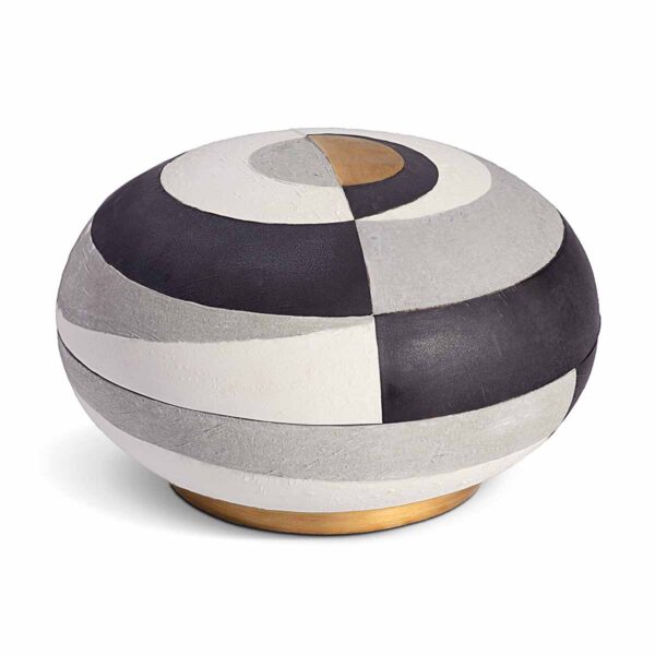 LOBJET-HomeAccessories-CUBISME-CB114a-1200x1200-100KB L'Objet Cubisme Round Box | Kneen & Co