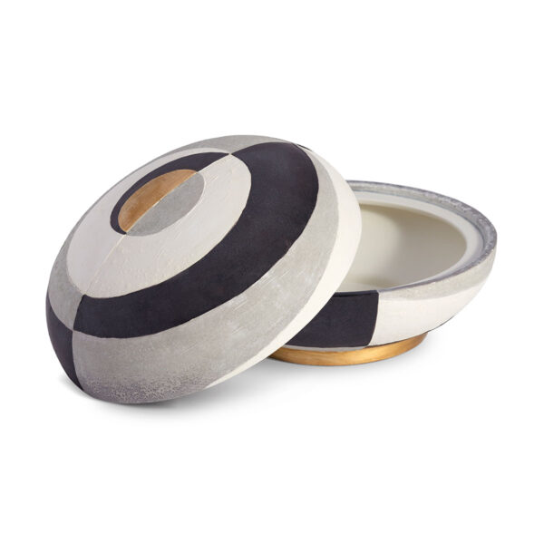 LOBJET-HomeAccessories-CUBISME-CB114b-1200x1200-100KB L'Objet Cubisme Round Box | Kneen & Co