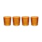 L'Objet Prism Amber Double Old Fashioned Glasses - Set of 4 | Kneen & Co