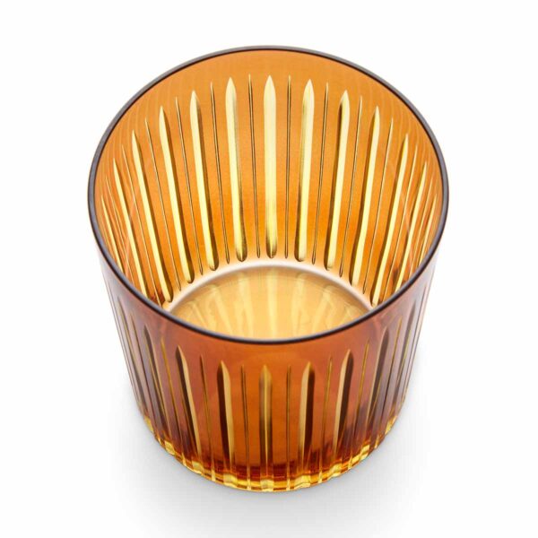 L'Objet Prism Amber Double Old Fashioned Glasses - Set of 4 | Kneen & Co