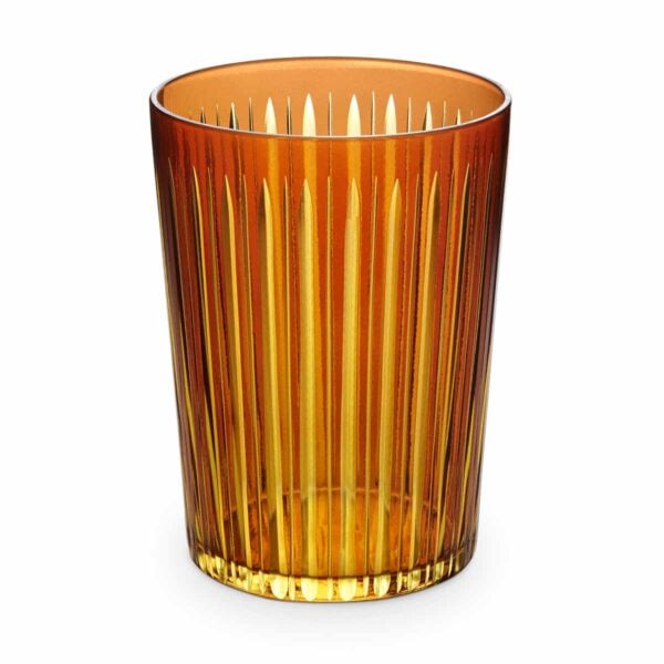 L'Objet Prism Amber Highball Glasses - Set of 4 | Kneen & Co