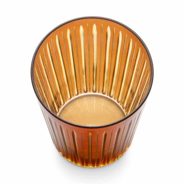 L'Objet Prism Amber Highball Glasses - Set of 4 | Kneen & Co