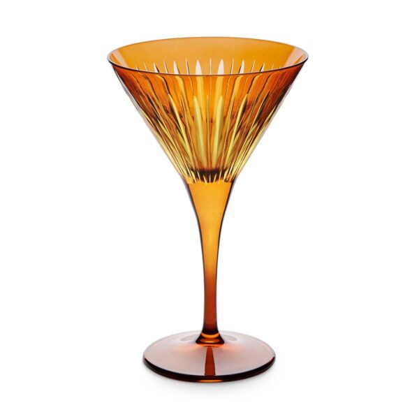 L'Objet Prism Amber Martini Glasses - Set of 4 | Kneen & Co