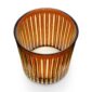 L'Objet Prism Amber Ice Bucket + Tongs | Kneen & Co