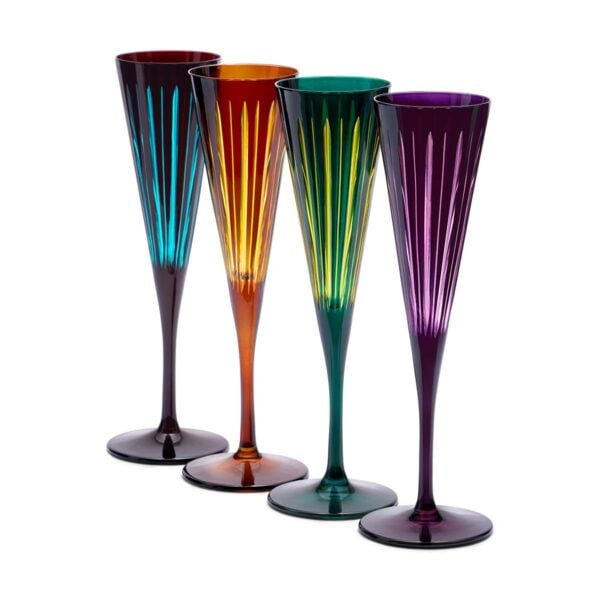 LOBJET-PRISM-ASSORTED-Glassware-PS0040-champagne-group02-1200x1200-100KB L'Objet Prism Assorted Champagne Flutes - Set of 4 | Kneen & Co