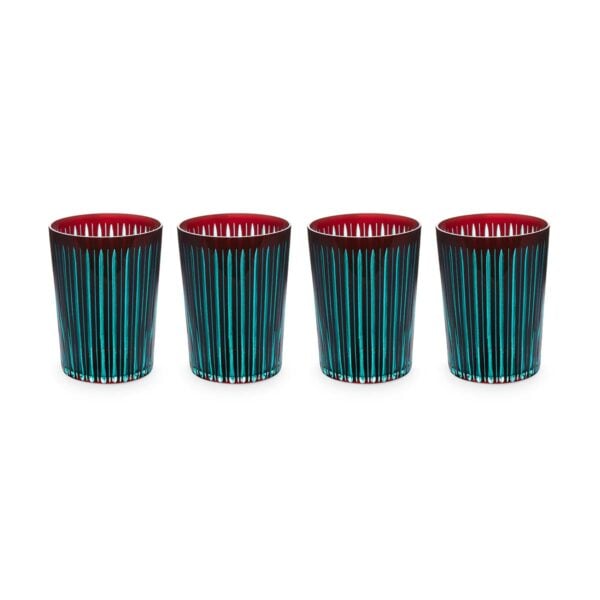 LOBJET-PRISM-BORDEAUX-Glassware-PS7018-highball-group-1200x1200-100KB L'Objet Prism Bordeaux Highball Glasses - Set of 4 | Kneen & Co