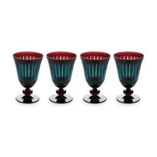 L'Objet Prism Bordeaux Wine Glasses - Set of 4 | Kneen & Co