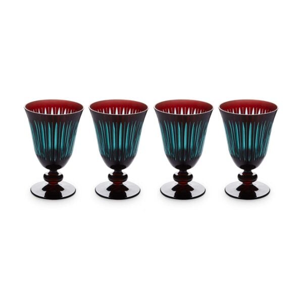 L'Objet Prism Bordeaux Wine Glasses - Set of 4 | Kneen & Co