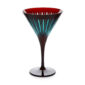L'Objet Prism Bordeaux Martini Glasses - Set of 4 | Kneen & Co