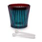L'Objet Prism Bordeaux Ice Bucket + Tongs | Kneen & Co