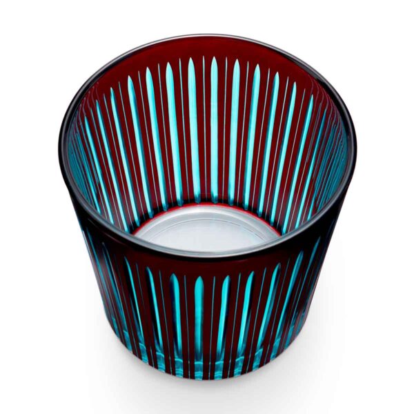 LOBJET-PRISM-BORDEAUX-Glassware-PS7088c-1200x1200-100KB L'Objet Prism Bordeaux Ice Bucket + Tongs | Kneen & Co