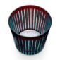 L'Objet Prism Bordeaux Ice Bucket + Tongs | Kneen & Co
