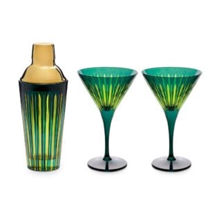 L'Objet Prism Green Cocktail Set | Kneen & Co