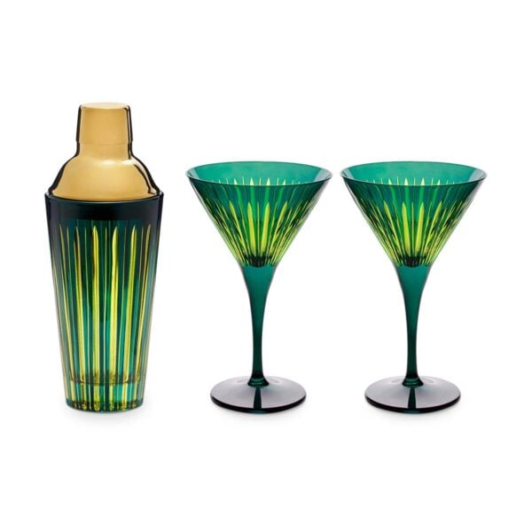 LOBJET-PRISM-GREEN-Glassware-PS6001-1200x1200-100KB L'Objet Prism Green Cocktail Set | Kneen & Co