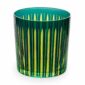 L'Objet Prism Green Double Old Fashioned Glasses - Set of 4 | Kneen & Co