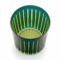 L'Objet Prism Green Double Old Fashioned Glasses - Set of 4 | Kneen & Co