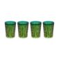 L'Objet Prism Green Highball Glasses - Set of 4 | Kneen & Co