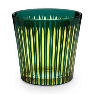 L'Objet Prism Green Ice Bucket + Tongs | Kneen & Co