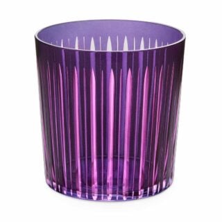 L'Objet Prism Purple Double Old Fashioned Glasses - Set of 4 | Kneen & Co