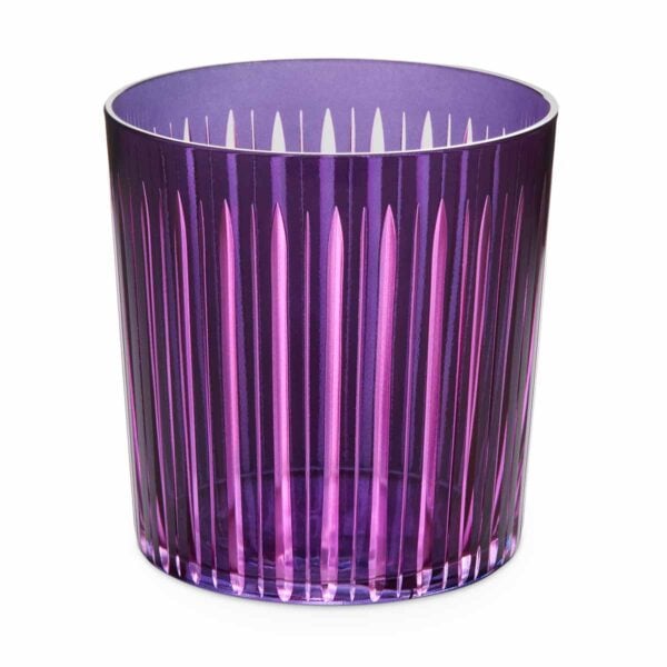 LOBJET-PRISM-PURPLE-Glassware-PS4010a-1200x1200-100KB L'Objet Prism Purple Double Old Fashioned Glasses - Set of 4 | Kneen & Co