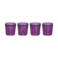 L'Objet Prism Purple Double Old Fashioned Glasses - Set of 4 | Kneen & Co