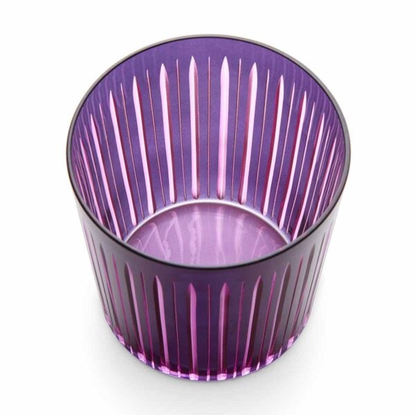 LOBJET-PRISM-PURPLE-Glassware-PS4010b-1200x1200-100KB L'Objet Prism Purple Double Old Fashioned Glasses - Set of 4 | Kneen & Co