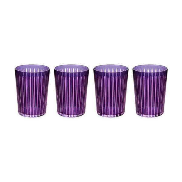 LOBJET-PRISM-PURPLE-Glassware-PS4018-highball-group-A-1200x1200-100KB L'Objet Prism Purple Highball Glasses - Set of 4 | Kneen & Co