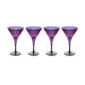 L'Objet Prism Purple Martini Glasses - Set of 4 | Kneen & Co