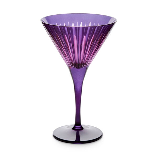 LOBJET-PRISM-PURPLE-Glassware-PS4042a-1200x1200-100KB L'Objet Prism Purple Martini Glasses - Set of 4 | Kneen & Co