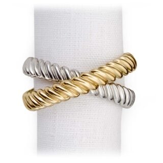 L'Objet Deco Twist Napkin Jewels - Set of 4 | Kneen & Co