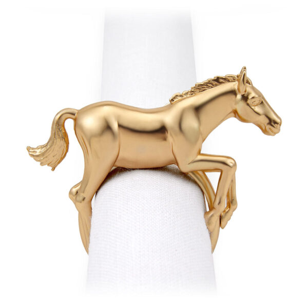 LOBJET-TableAccssrs-NapkinRings-NJ3701-1200x1200-100KB L'Objet Horse Napkin Jewels - Set of 4 | Kneen & Co