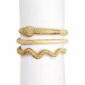 L'Objet Snake Napkin Rings in Gold - Set of 4 | Kneen & Co