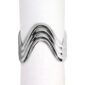 L'Objet Ripple Napkin Rings in Platinum - Set of 4 | Kneen & Co