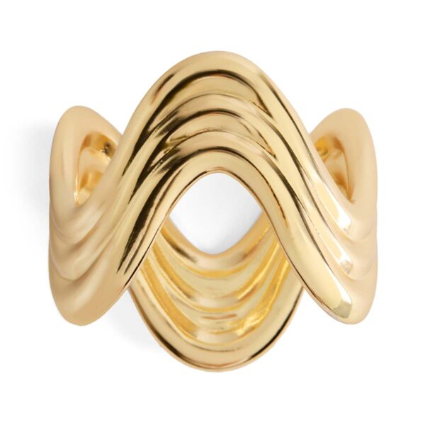 LOBJET-TableAccssrs-NapkinRings-NJ5111c-1200x1200-100KB L'Objet Ripple Napkin Rings in Gold - Set of 4 | Kneen & Co
