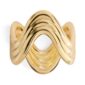 L'Objet Ripple Napkin Rings in Gold - Set of 4 | Kneen & Co