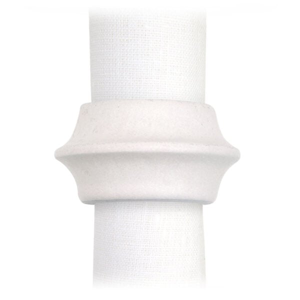 LOBJET-TableAccssrs-NapkinRings-NJ6100-1200x1200-100KB L'Objet Terra Cuff Napkin Rings in Stone - Set of 4 | Kneen & Co