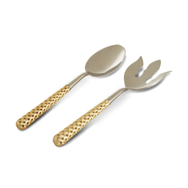 LOBJET-TableAccssrs-ServingCutlery-CU3610-1200x1200-100KB L’Objet Braid 2-Piece Serving Set in Gold | Kneen & Co
