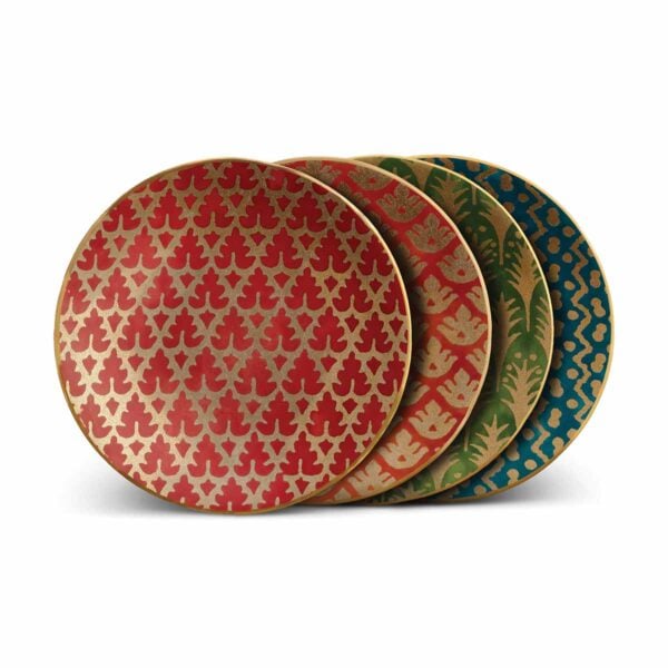 L'Objet Fortuny Assorted Canape Plate – Set of 4 | Kneen & Co