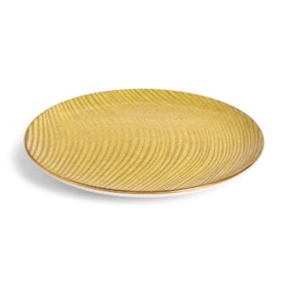 L'Objet Fortuny Delphi Yellow Dinner Plate | Kneen & Co