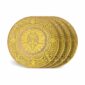 L'Objet Fortuny Orsini Yellow Dessert Plate – Set of 4 | Kneen & Co