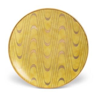 L'Objet Fortuny Apollo Yellow Canape Plate – Set of 4 | Kneen & Co