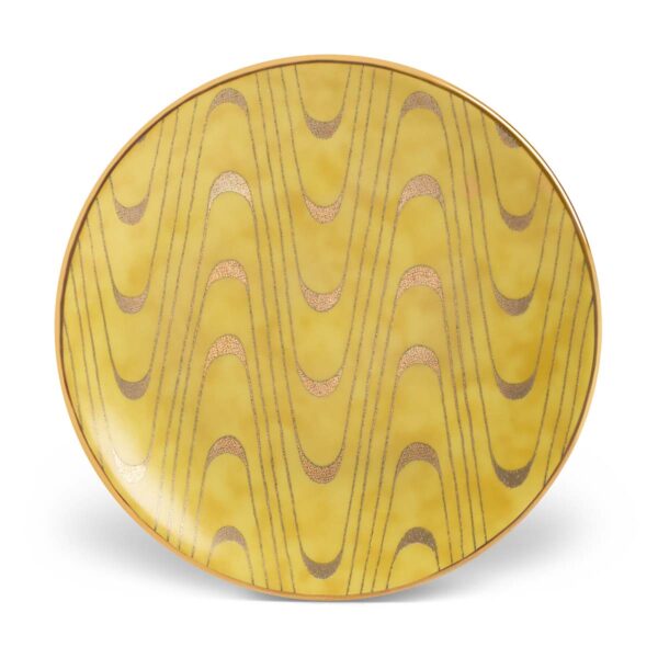 L'Objet Fortuny Apollo Yellow Canape Plate – Set of 4 | Kneen & Co