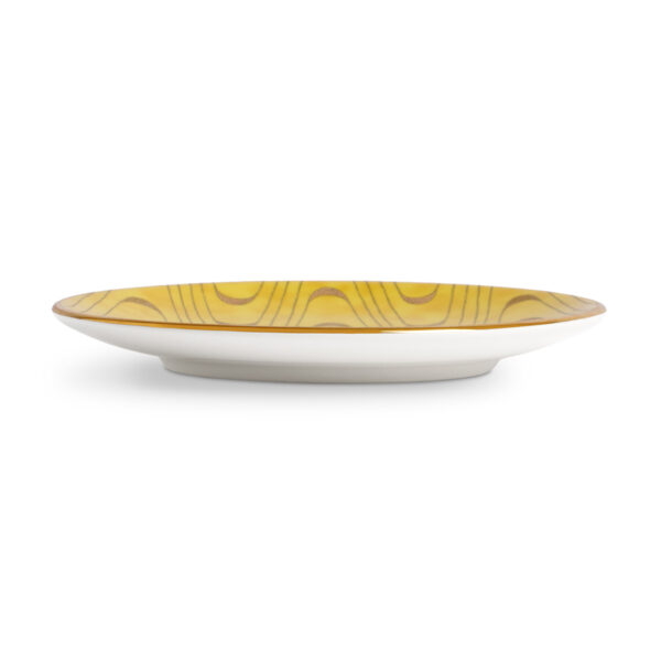 L'Objet Fortuny Apollo Yellow Canape Plate – Set of 4 | Kneen & Co