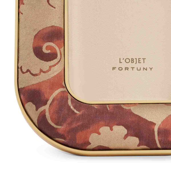 LOBJET-XFortuny-FRAMES-LPF120f-1200x1200-100KB L'Objet Fortuny Rue Jacob Frame in Laotze Oxblood Spice | Kneen & Co